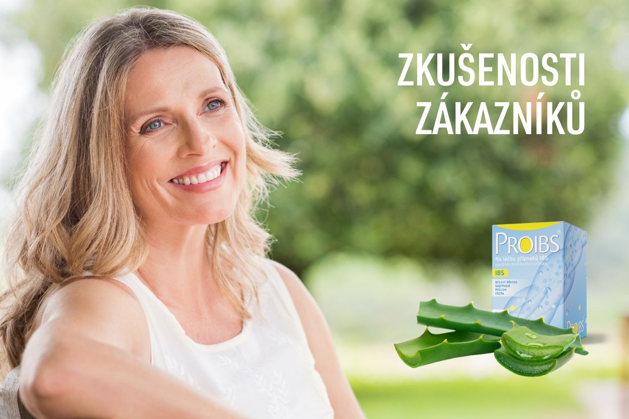 Přípravek PROIBS® s unikátním složením obsahujícím extrakt AVH200® určený k léčbě příznaků dráždivého tračníku.